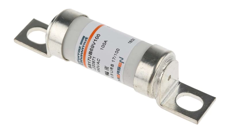 Mersen 100A British Standard Fuse, 690V ac, 61 → 65.5mm