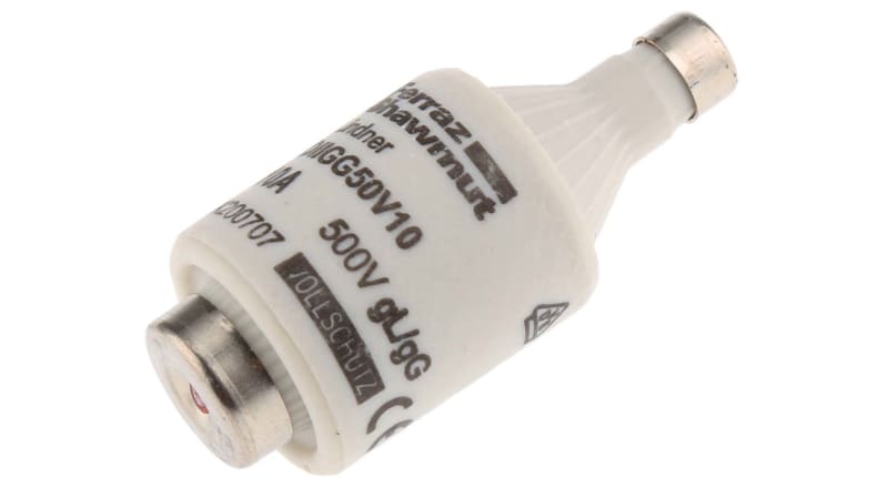 Mersen 10A DII Diazed Fuse, E27 Thread Size, gG, 500V