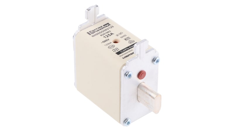 Mersen 125A 00 NH Centred Tag Fuse, gG, 500V ac