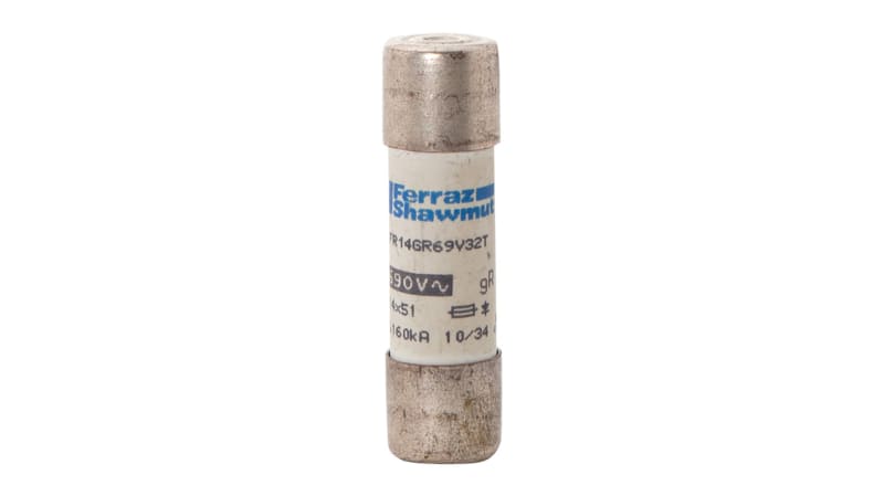 Mersen, 12A Cartridge Fuse, 14 x 51mm