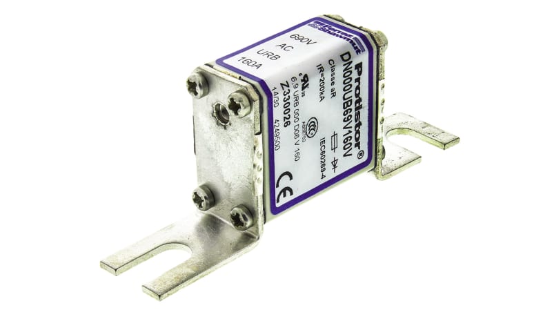 Mersen 160A 000 German Standard Fuse, URB, 660V ac