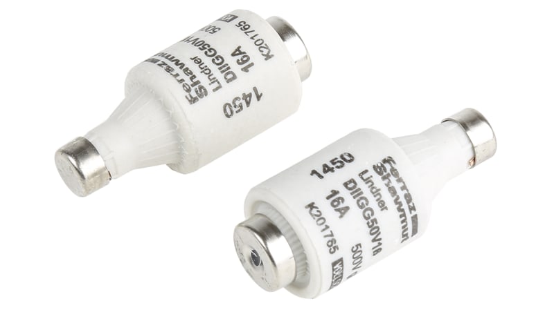 Mersen 16A DII Diazed Fuse, E27 Thread Size, gG, 500V