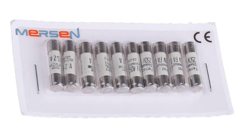 Mersen, 200mA Ceramic Cartridge Fuse, 5 x 20mm, Speed FF