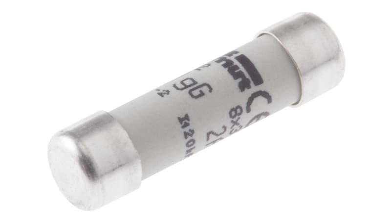 Mersen, 2A Ceramic Cartridge Fuse, 8 x 32mm