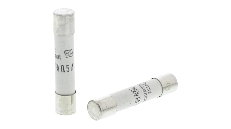 Mersen, 500mA Ceramic Cartridge Fuse, 6.3 x 32mm, Speed FF