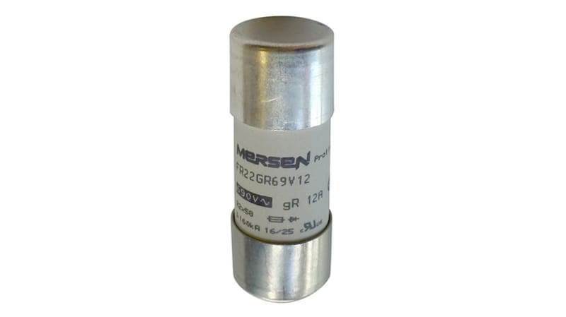 Mersen, 50A Cartridge Fuse, 22.2 x 58mm