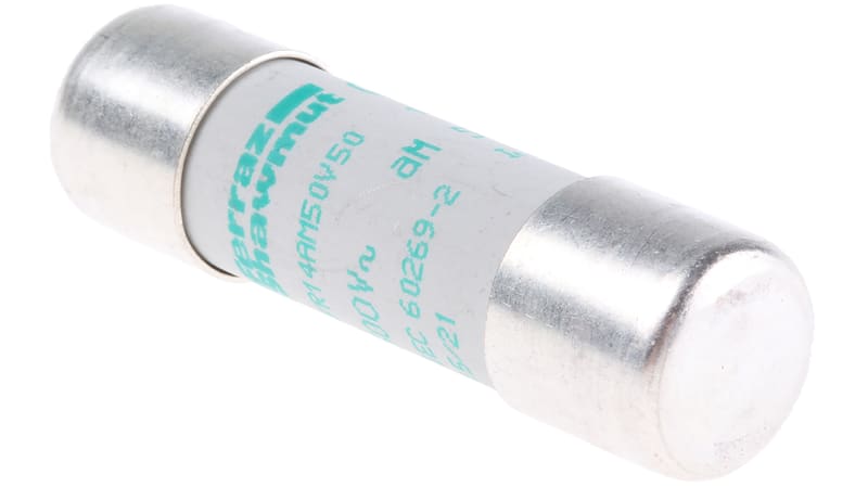 Mersen, 50A Ceramic Cartridge Fuse, 14 x 51mm