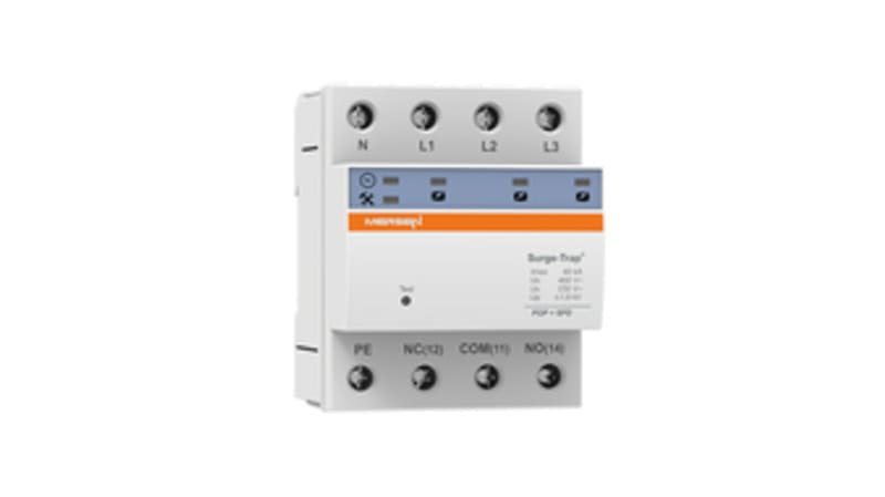 Mersen, POP-CT 400 V ac Maximum Voltage Rating 240kA Maximum Surge Current Type 2 Arrester, DIN Rail