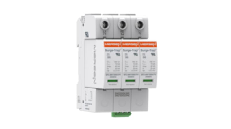 Mersen, STPT2 530 V dc Maximum Voltage Rating 40kA Maximum Surge Current Type 2 Arrester, Plug In