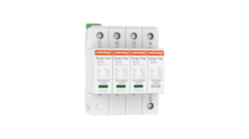 Mersen, STPT23 275 V ac Maximum Voltage Rating 20kA Maximum Surge Current, DIN Rail