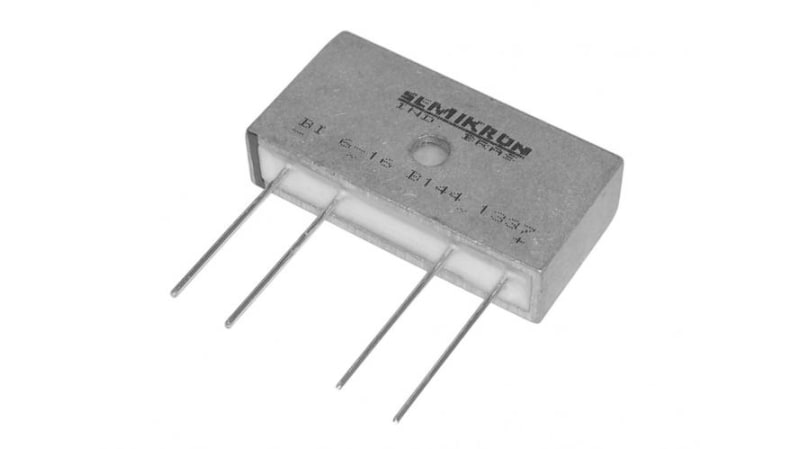 Semikron BI 6-04 P, 3-phase Bridge Rectifier, 9A 400V, 5-Pin DBI P