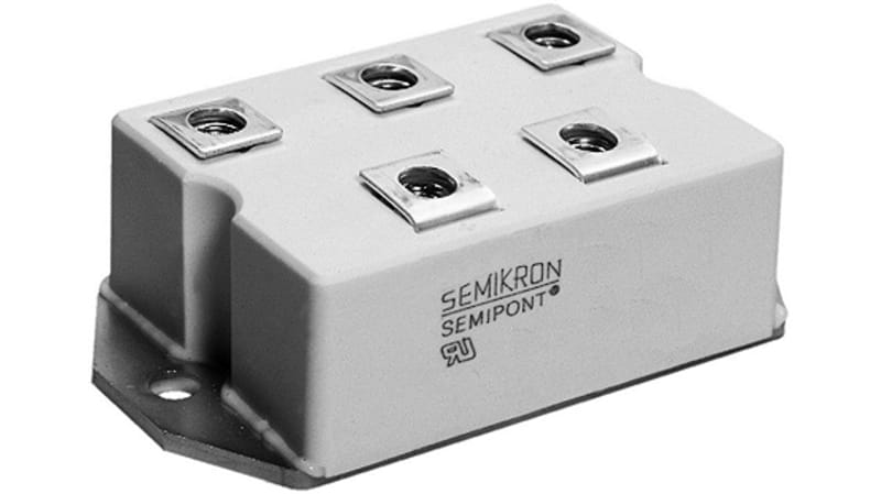 Semikron SKD 110/16, 3-phase Bridge Rectifier Module, 150A 1600V, 7-Pin G 37