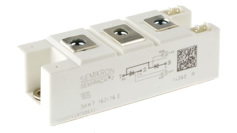 Semikron SKKT 162/16 E, Dual Thyristor Module 1600V, 156A 150mA